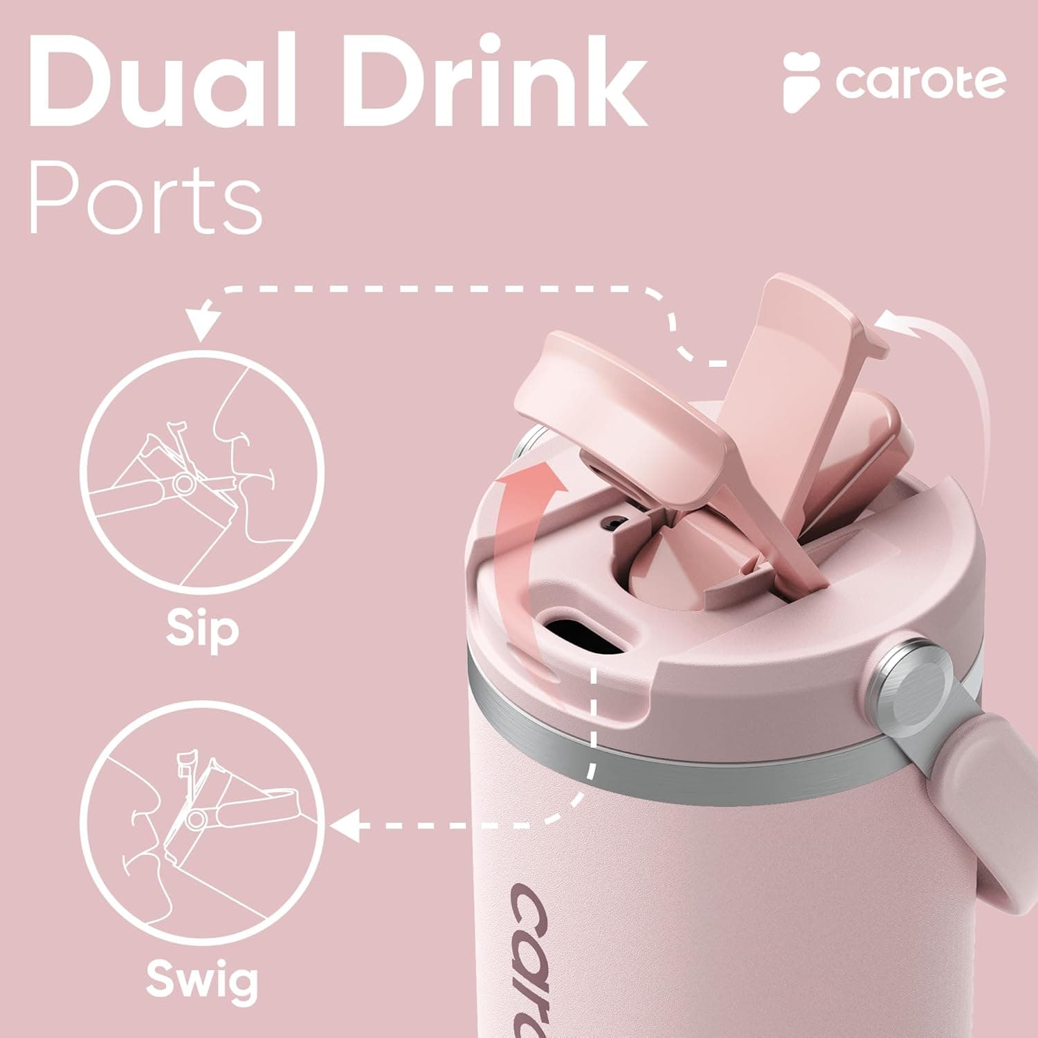 CAROTE 3-Pack  Water Bottles thumbnail 4